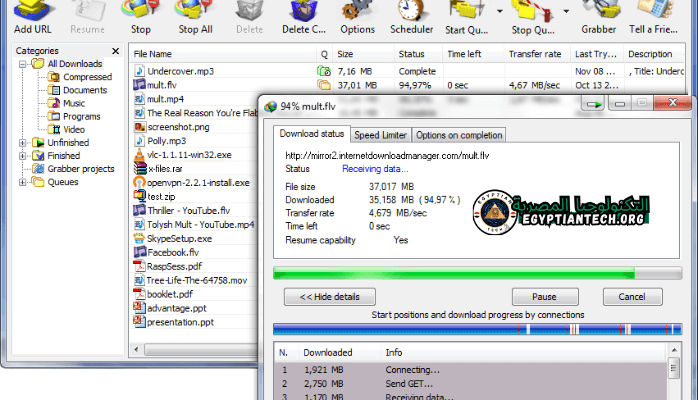 رقم تسلسلي Internet Download Manager