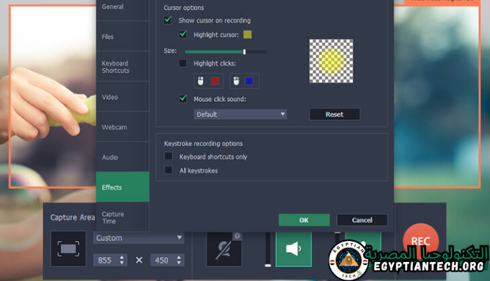 برنامج Movavi Screen Recorder Portable