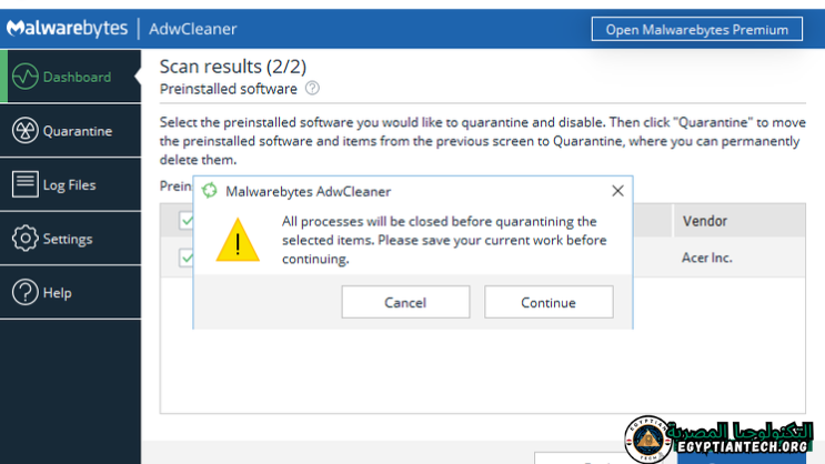 تحميل برنامج Malwarebytes AdwCleaner