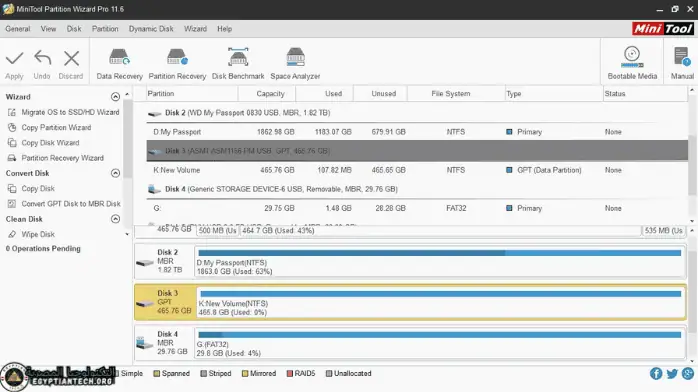 تحميل برنامج Minitool Partition Wizard 8.1 Portable سيريالات التفعيل