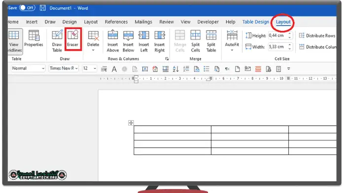 arabic ms word layout tool
